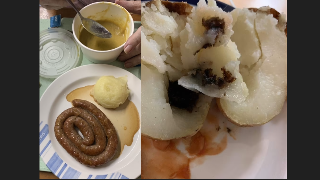 英國醫療｜驚嚇！英國公立醫院膳食曬冷 其中一款似足大便
