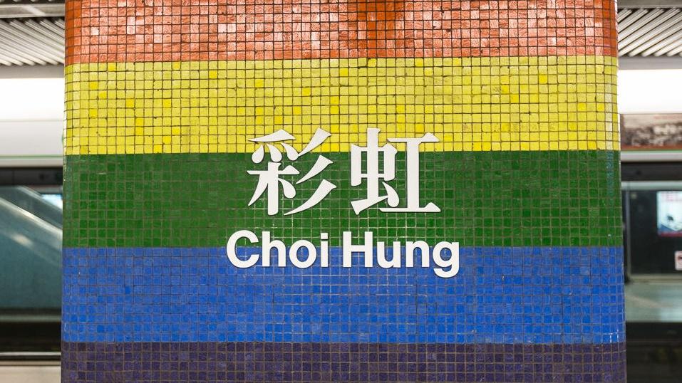 彩虹站男子暈倒梯間附近，送院後證實不治。(網上圖片)