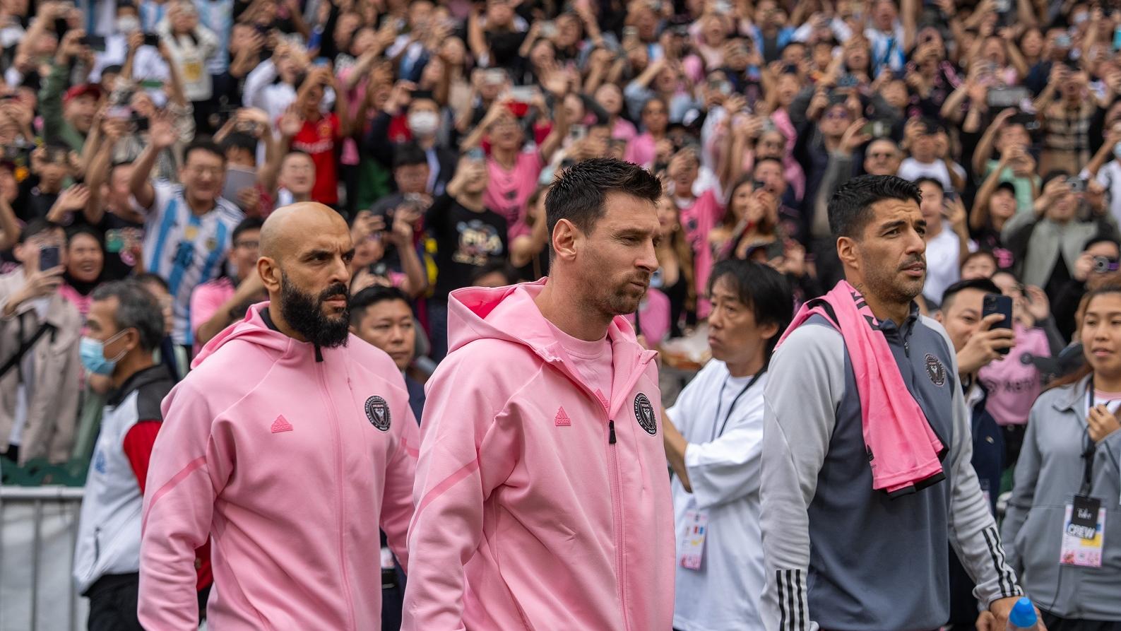 美斯缺陣表演賽