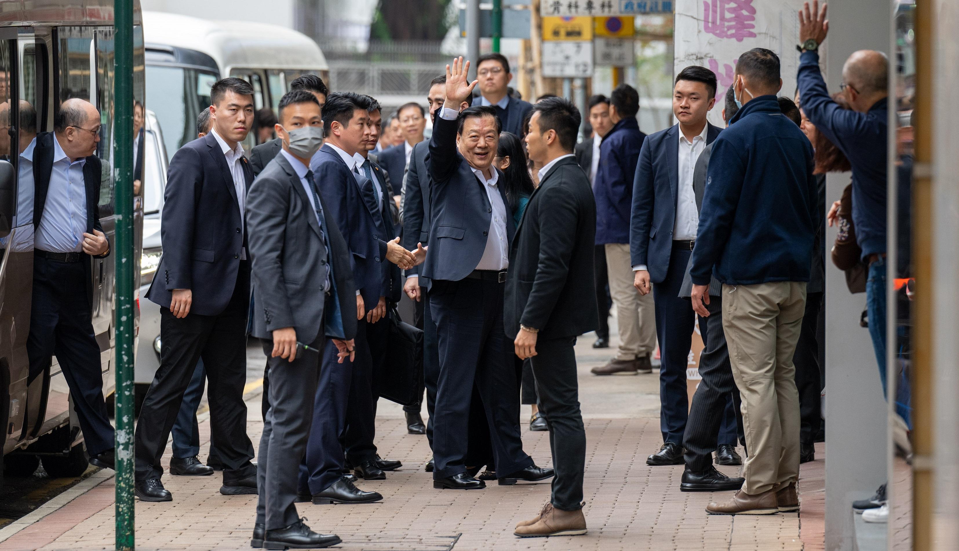 夏寶龍來港作為期7天的考察調研。(資料圖片)