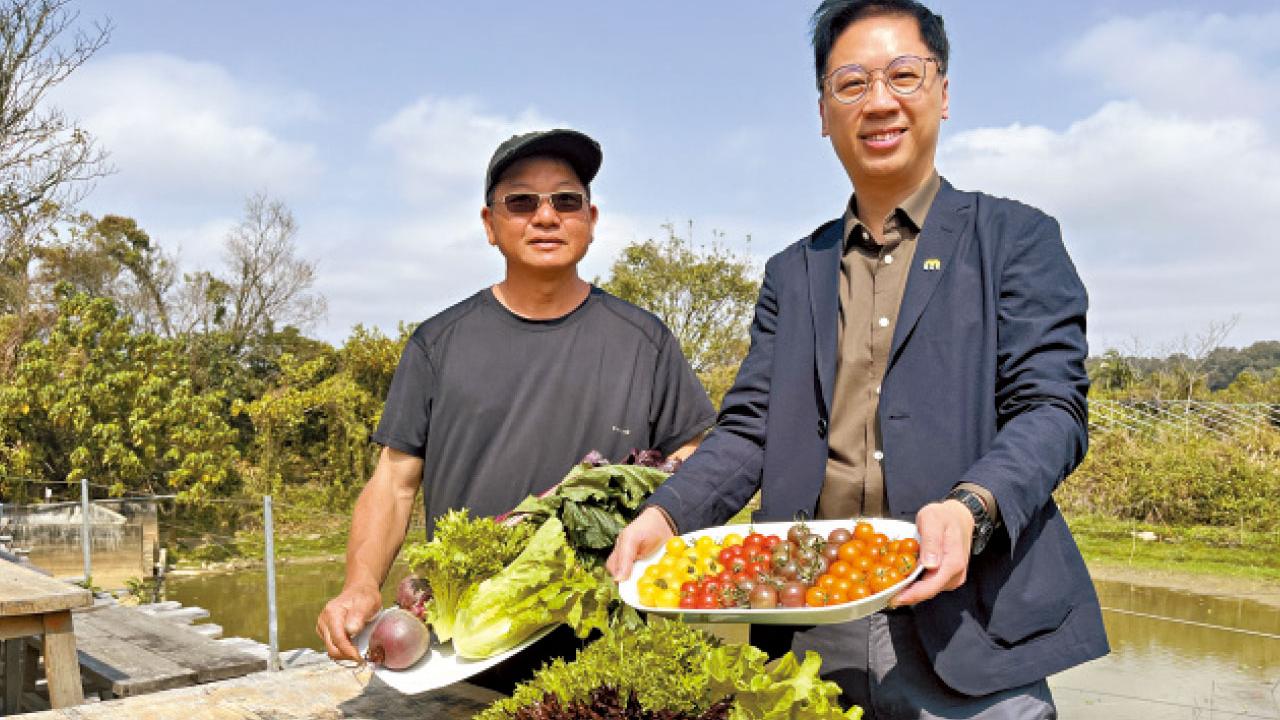 美心夥再生農場源頭減廢 廚餘變酵素 種出鮮美食材