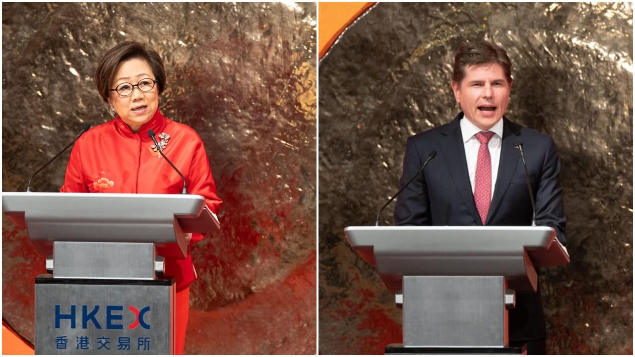 史美倫及歐冠昇。