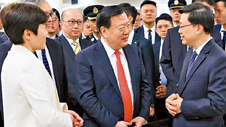 夏寶龍結束7日考察  李家超︰中央續有惠港政策