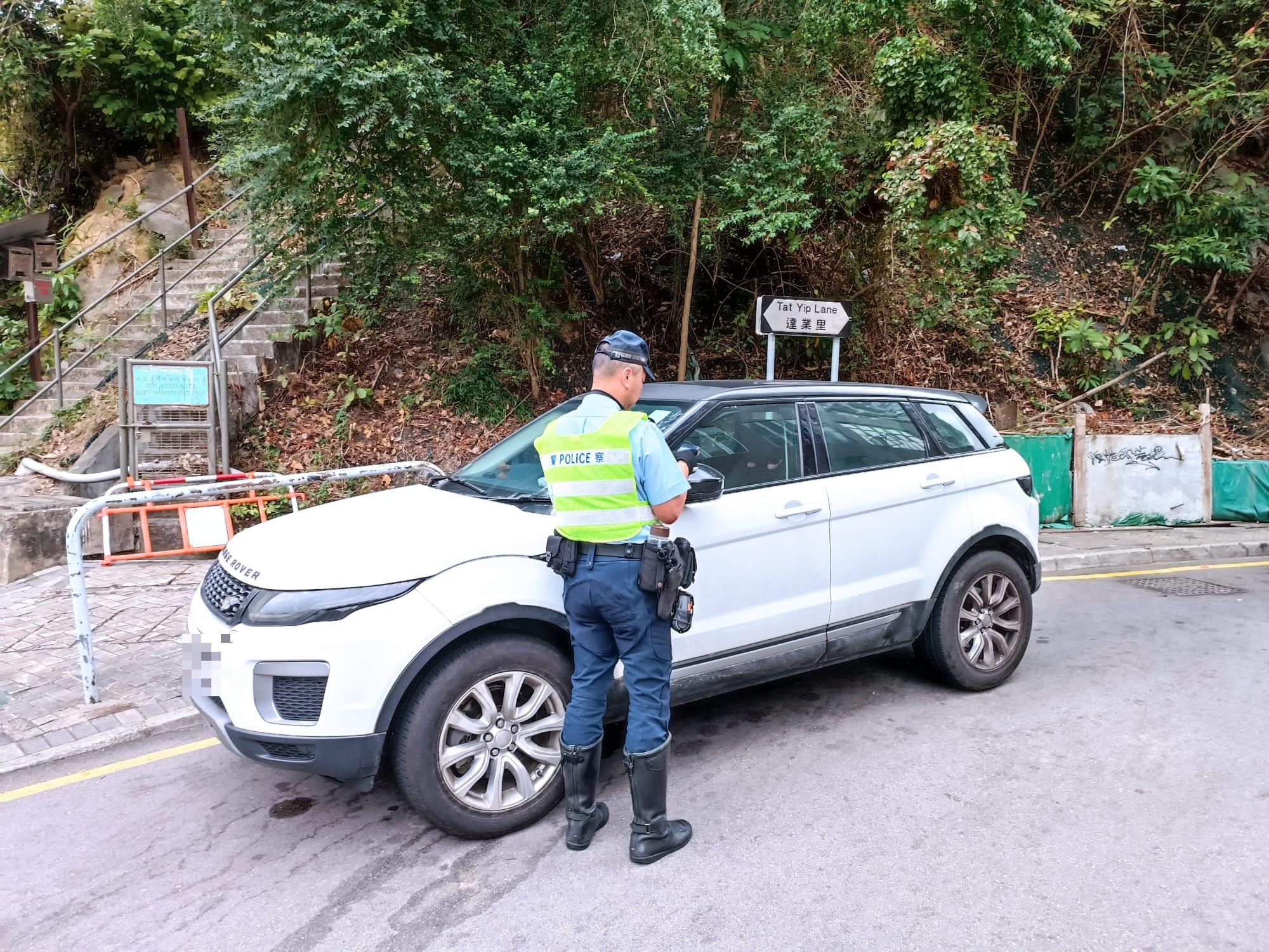 沙田警區打擊違泊亂過馬路　3日共發2112張牛肉乾及4傳票