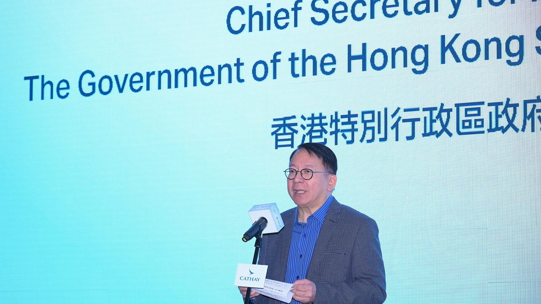 陳國基：料今年完成機場三跑　機場每年可服務1.2億乘客