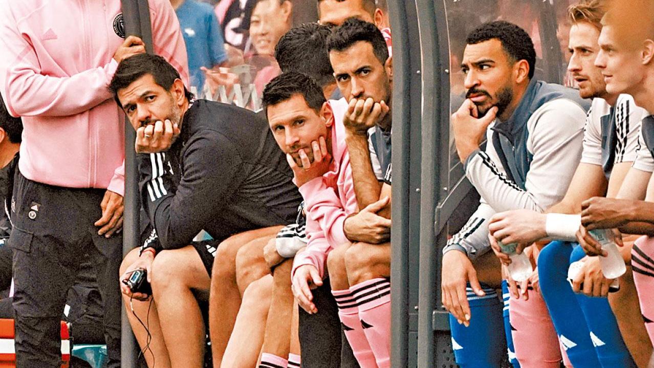 球王美斯未有上場，引來球迷激憤。