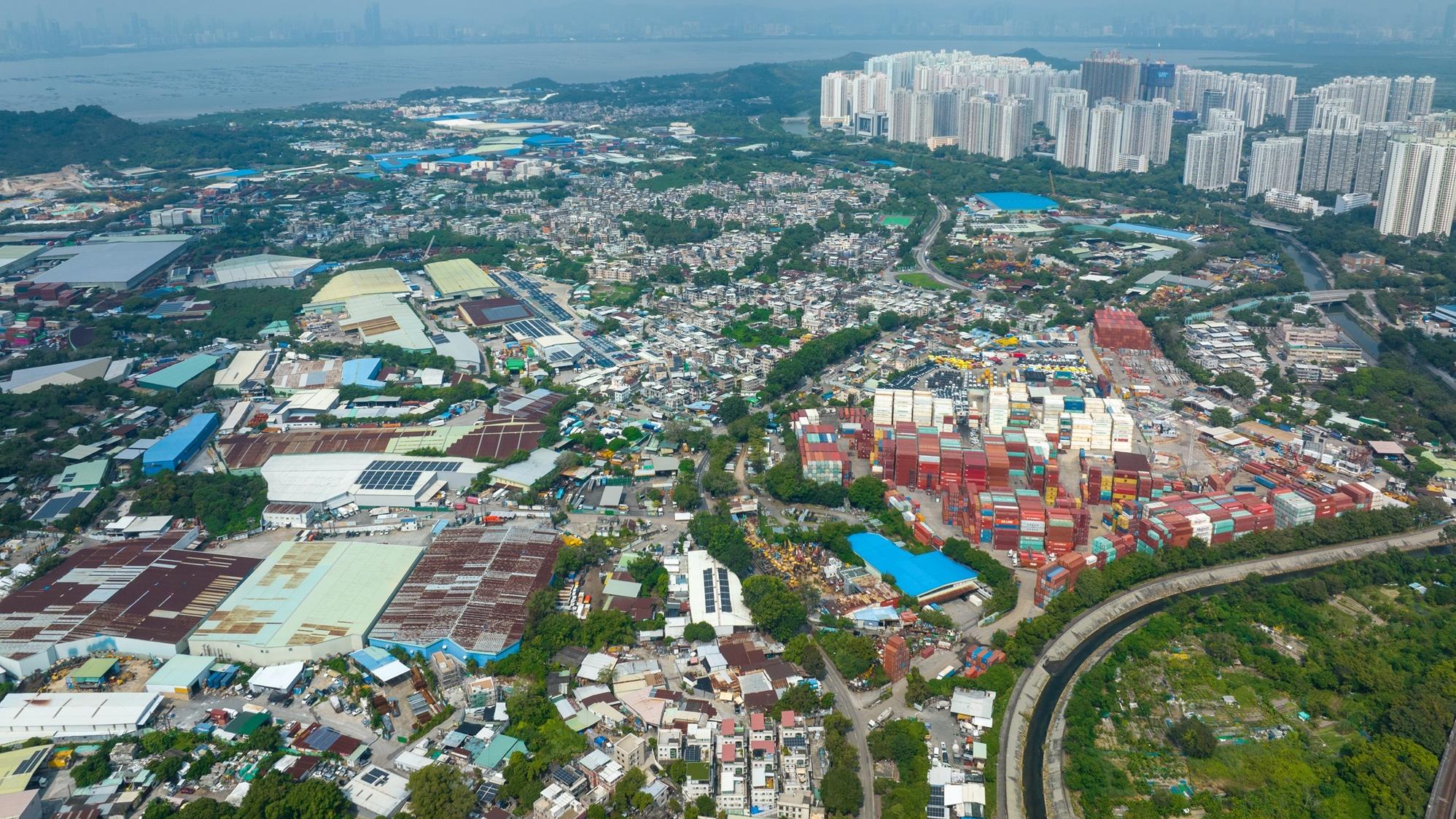洪水橋/厦村原址換地接受申請。(資料圖片/陳奕釗攝)