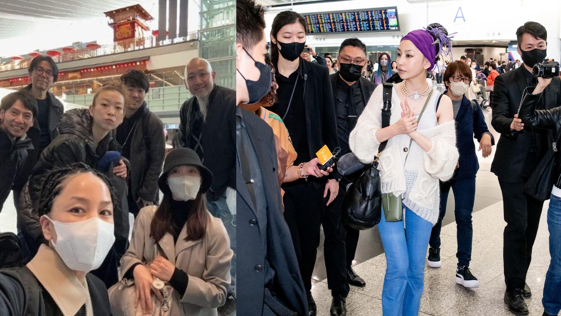 中島美嘉演唱會｜跌膊抵港即到亞博睇場 現任老公同行預告夫妻檔演出