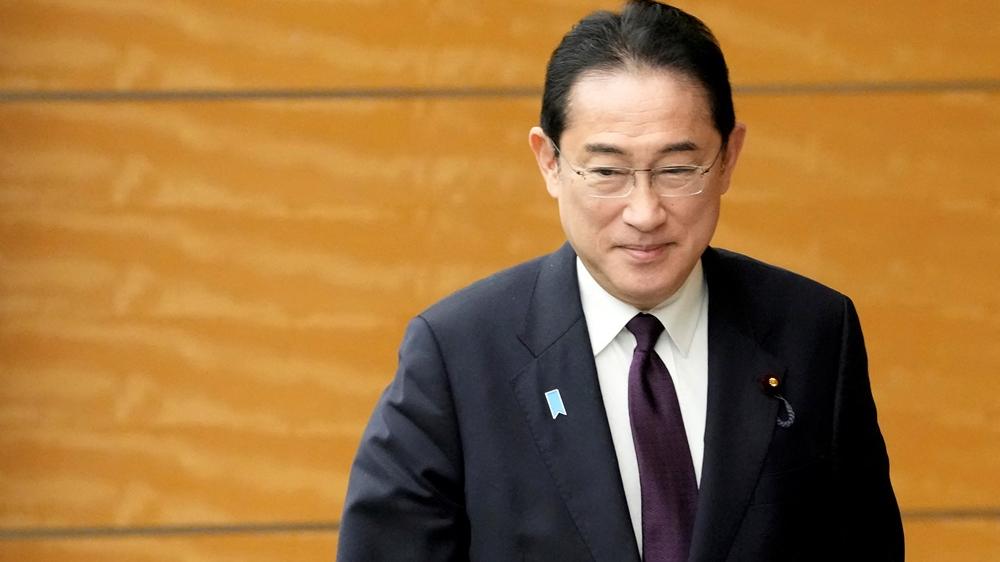 岸田文雄的民望低迷。(路透社)