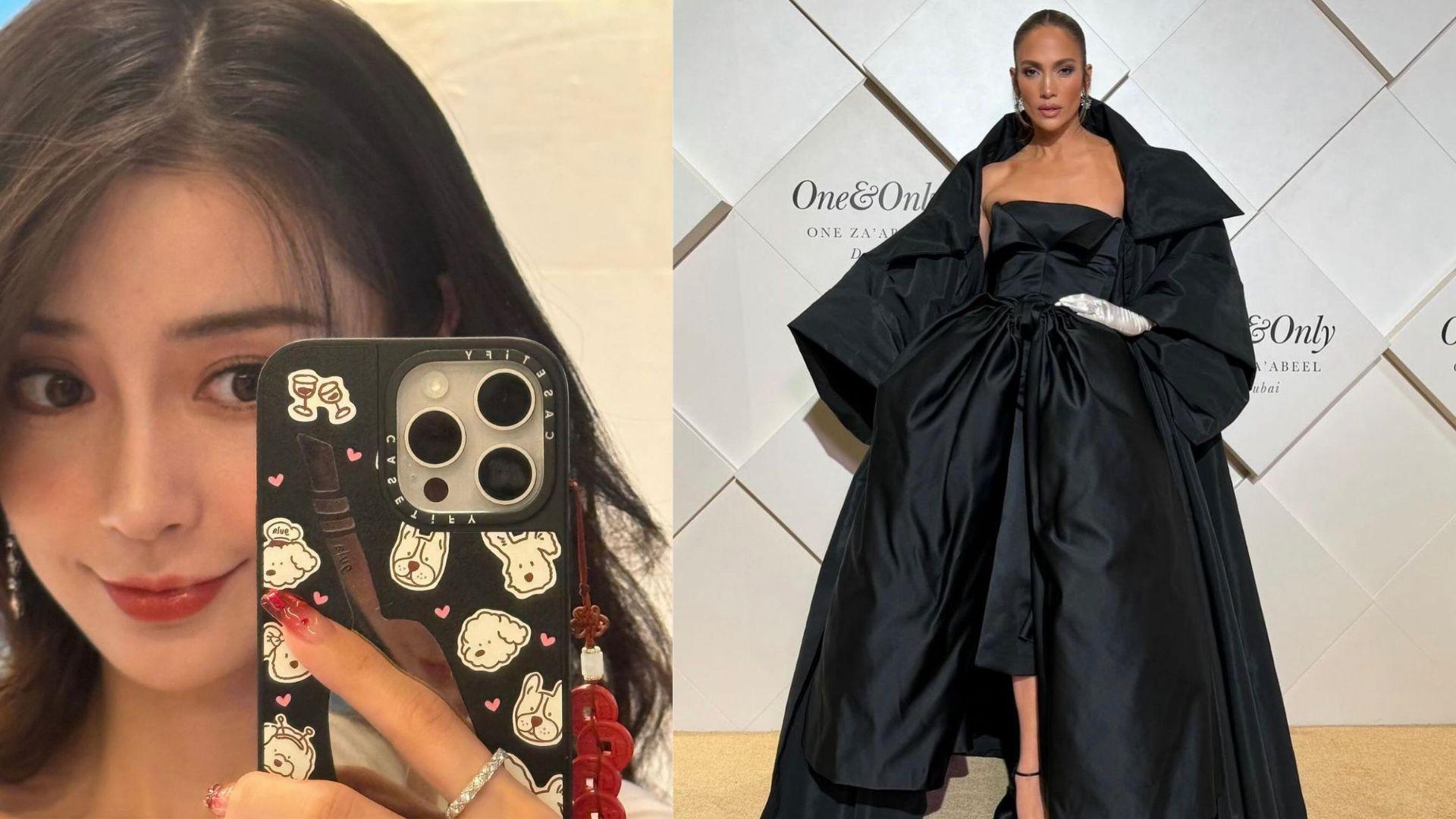 Angelababy赴杜拜出席奢華酒店開幕派對 與JLo同場狀態大勇