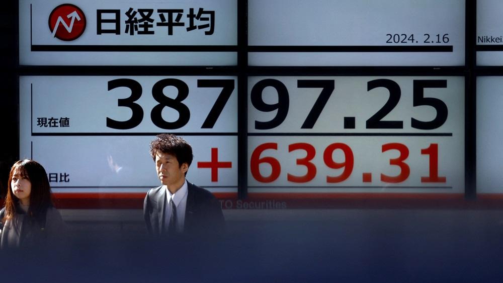 日本股市一度迫近歷史高位。(路透社)