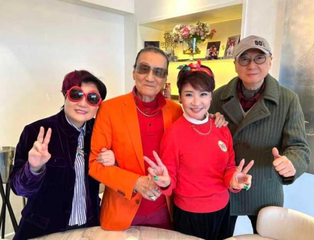 87歲謝賢穿紅著橙迎新年 陳淑芬證四哥健康鬧爆網上假新聞