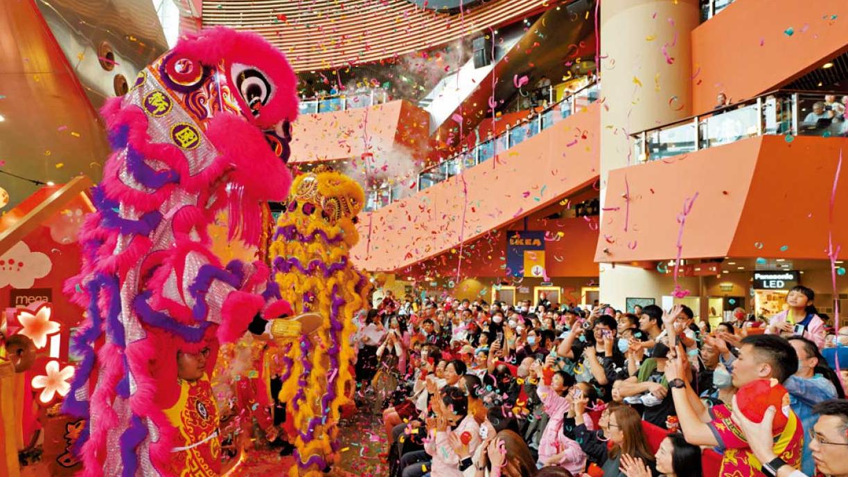 MegaBox醒獅賀新春 新春人流消費升逾一成