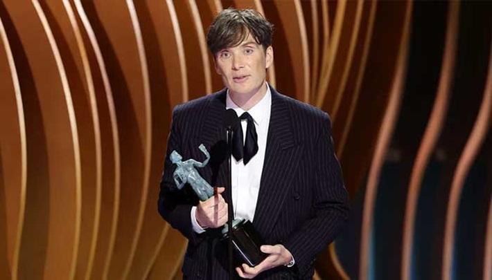 演員工會獎2024｜《奧本》施安利梅菲封帝 《花月》莉莉葛萊史東半冷封后