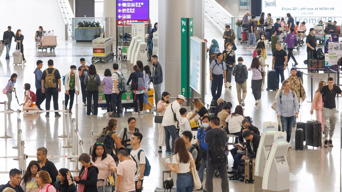 機管局有信心客運量年底可回復疫前水平。(資料圖片／蘇文傑攝)