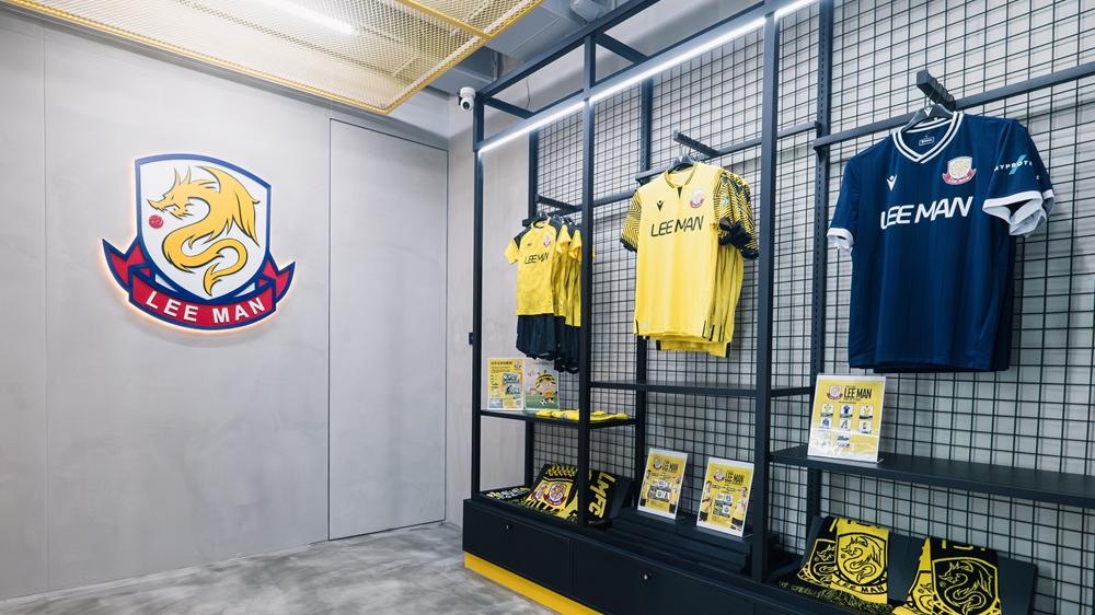 港超球會理文在藍塘傲商場建立訓練基地。(理文提供圖片)