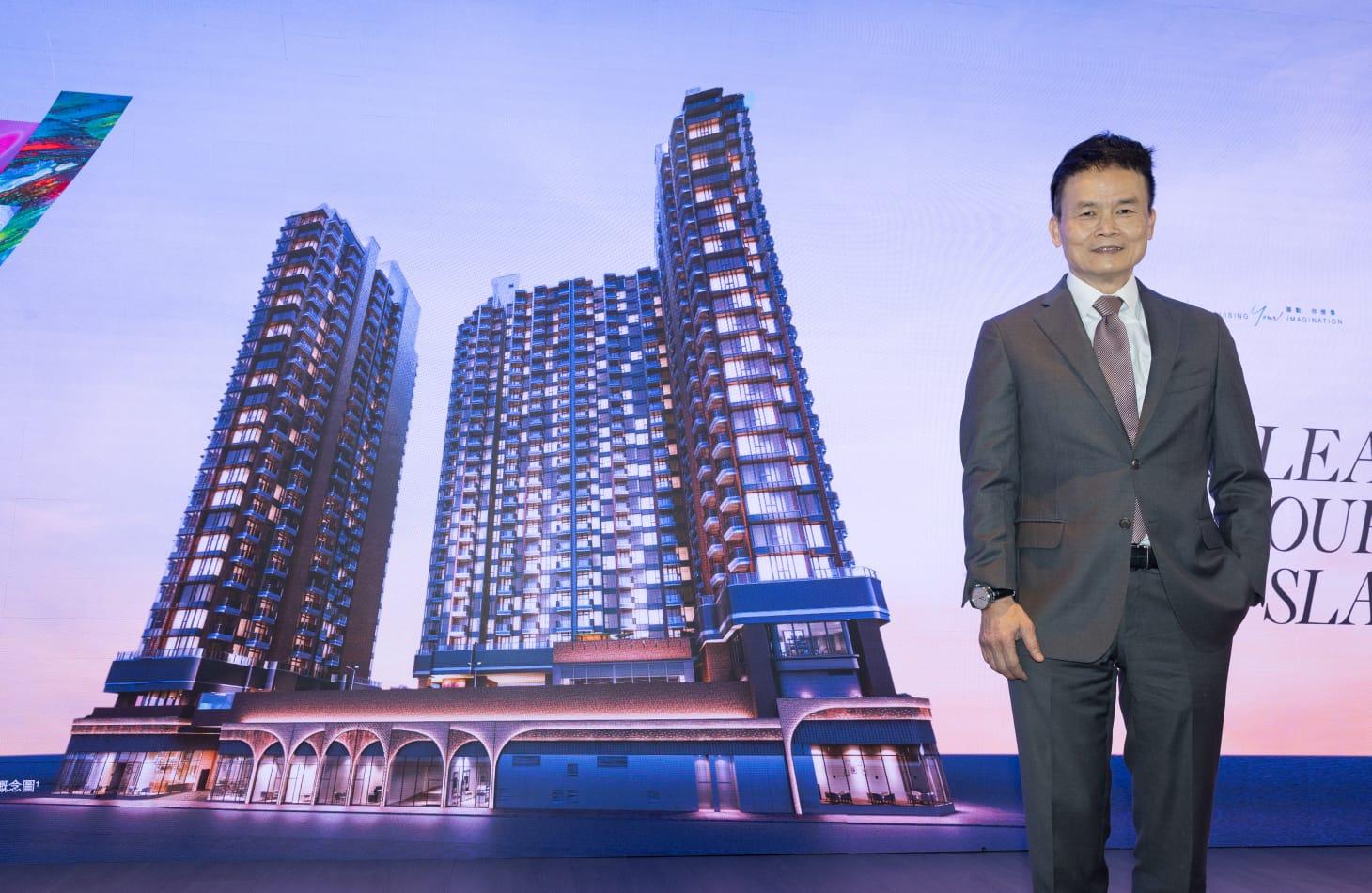 恒地長沙灣巴域街項目第1期，林達民稱，預料項目於本月開放示範單位，最快3月開售。(蘇文傑攝)