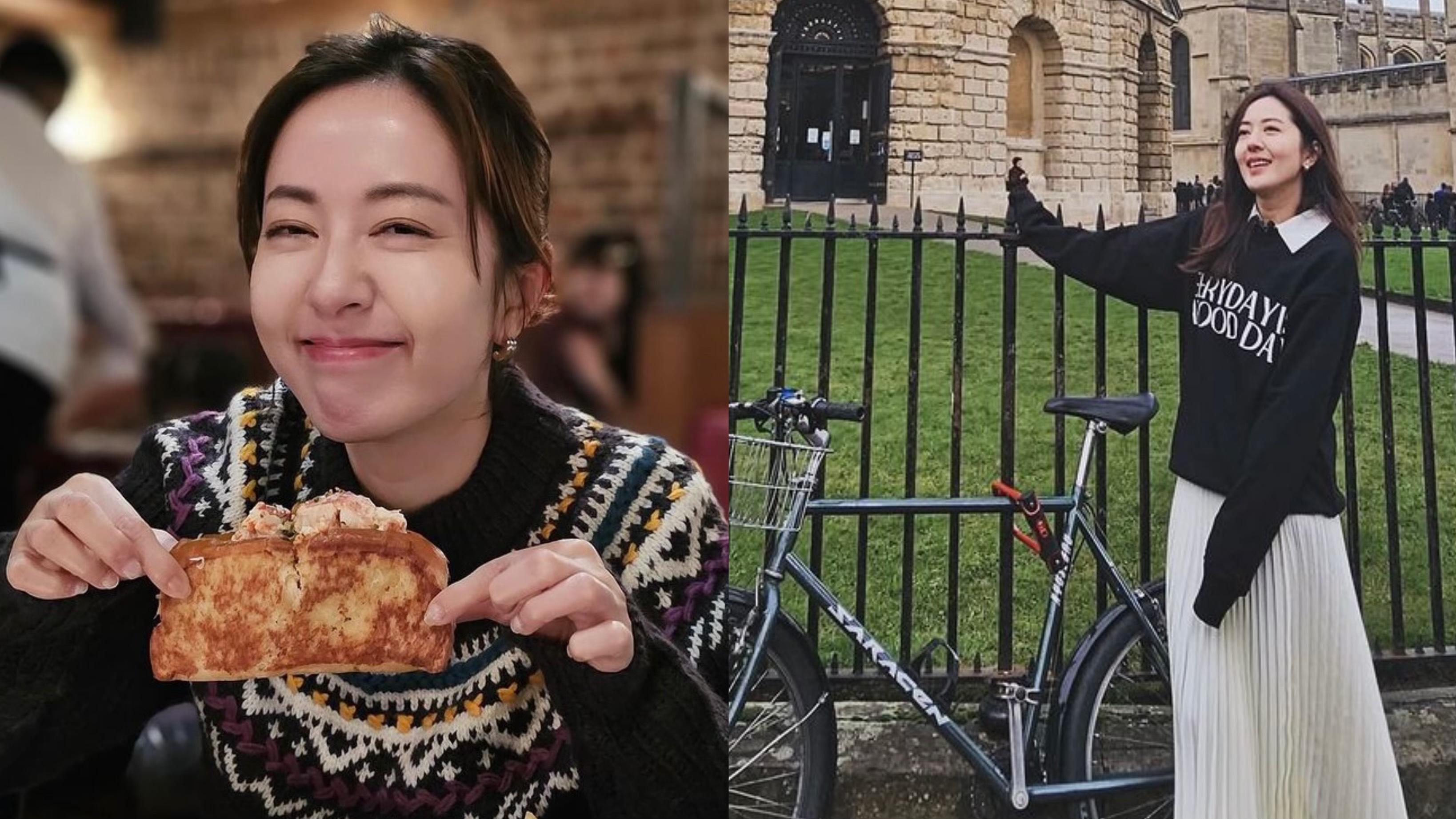 唐詩詠為HOY TV拍攝旅遊節目　6呎小鮮肉陪玩遊英國 