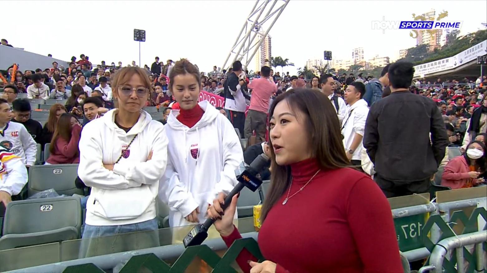 賀歲盃2024｜鄧月平撐香港明星隊 網民大讚Kylie C鄭杞瑤「好波」