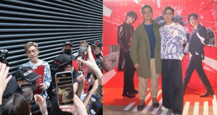 呂爵安孖袁劍偉驚喜派揮春迫爆鬧市 Edan坐車快閃銅鑼灣揮手露面