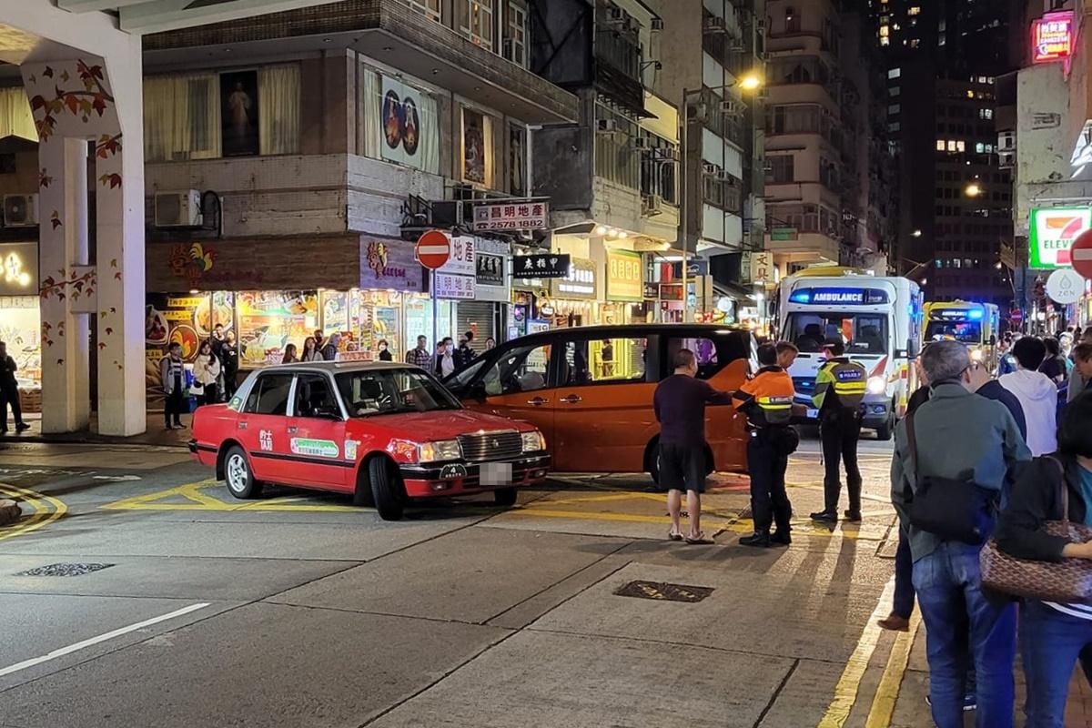 清風街和電氣道交界傍晚發生交通意外。(網上圖片)