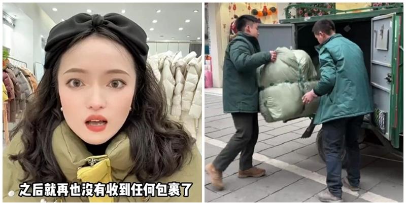 甘肅臨夏州積石山縣去年12月發生6.2級地震，大量災民在零下溫度失去家園。四川一間服裝店女東主投訴，她捐贈的400件、價值十多萬元人民幣(下同)的羽絨服及毛衣，透過中國郵政快遞寄到甘肅一間指定中學卻全部丟失