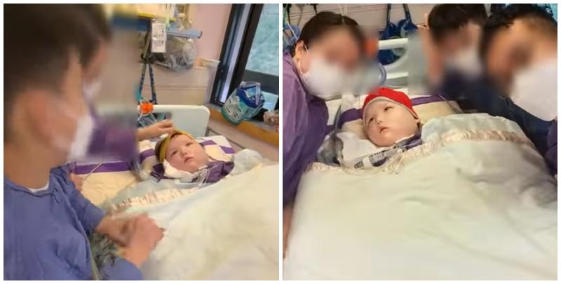 手術期間因醫療事故變成植物人的8歲女童周天瑜，情況一直受到關注。天瑜爸爸昨晚年三十（9日）在社交平台上傳影片，一家一起去到醫院陪伴天瑜，一家四口在天瑜床邊溫馨團聚。(天瑜醫療事故關注組)