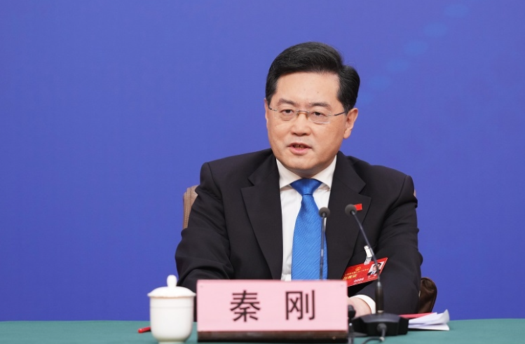 上任外長僅半年的秦剛在去年7月被免職，之後一直未有公開露面。（新華社資料圖片）