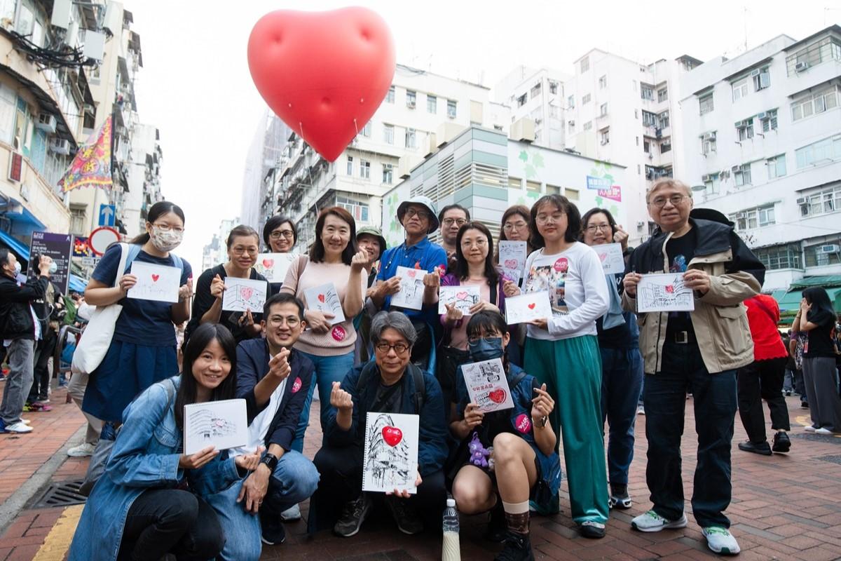 「快閃追心團」一連5日舉辦，第一日就去到深水埗桂林街。(活現香港提供)