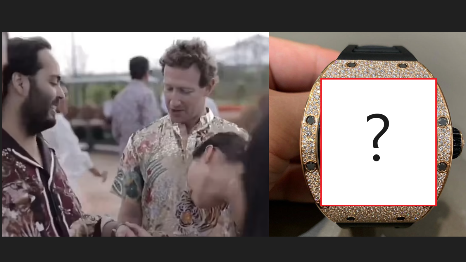 亞洲首富之子婚前派對極盡奢華 戴780萬名錶 朱克伯格亦震懾