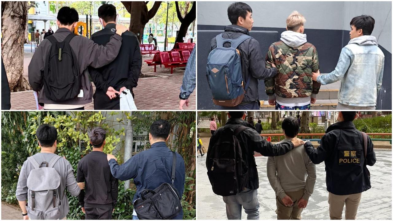 觀塘工廈單位遇竊失80萬元電子零件，警方追查半年拘4男。(警方圖片)