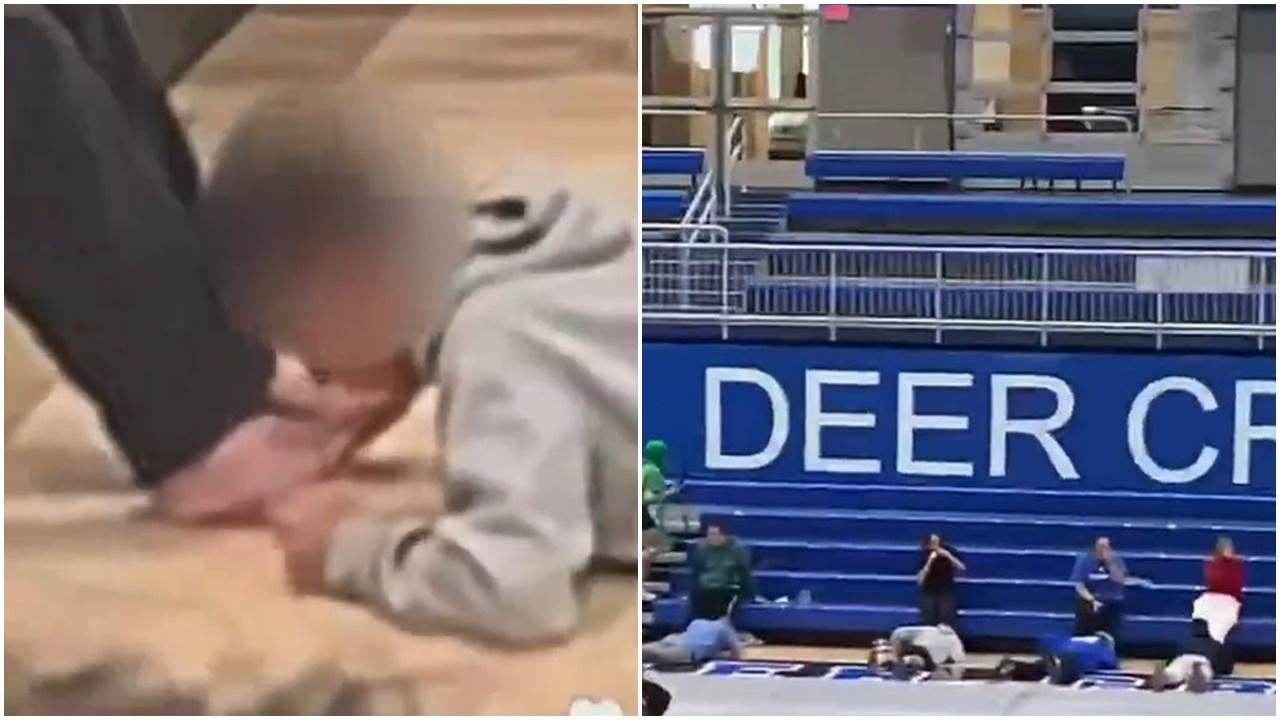 美高中學生籌款活動舔腳趾，議員狠批：虐待兒童。(X)