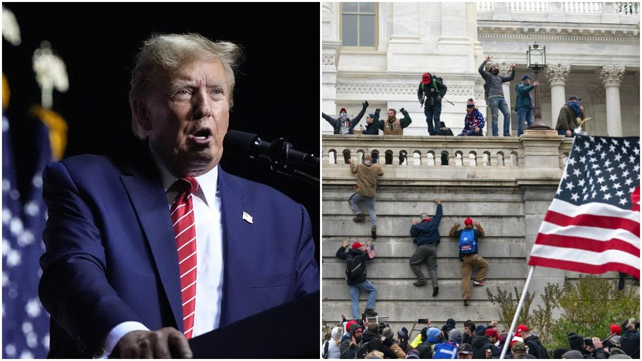 特朗普：如果當選，將釋放衝擊國會入獄者。(資料圖片)