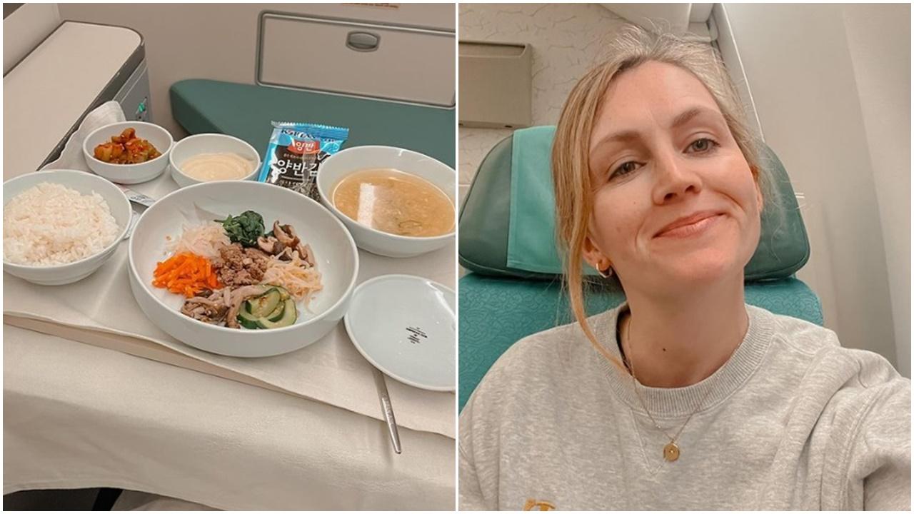 英記者實測全球最正飛機餐，大讚大韓航空好食過餐廳。(IG)