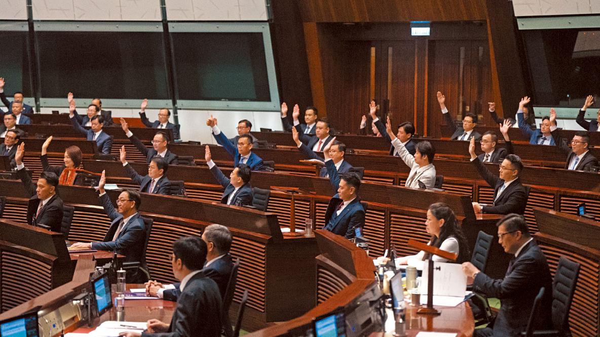 23條立法 立會全票通過《維護國家安全條例》 李家超：等待了26年8個月19日