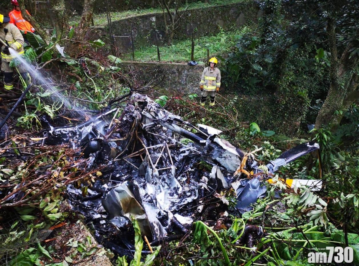 直升機19年墜嘉道理農場機師亡　調查報告：主旋翼葉片與機身駕駛艙接觸致解體