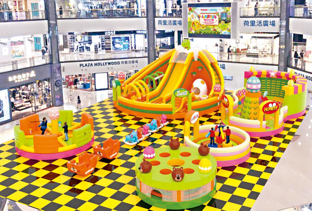 荷里活廣場 彈跳嘉年華 全新5大節日主題彈床