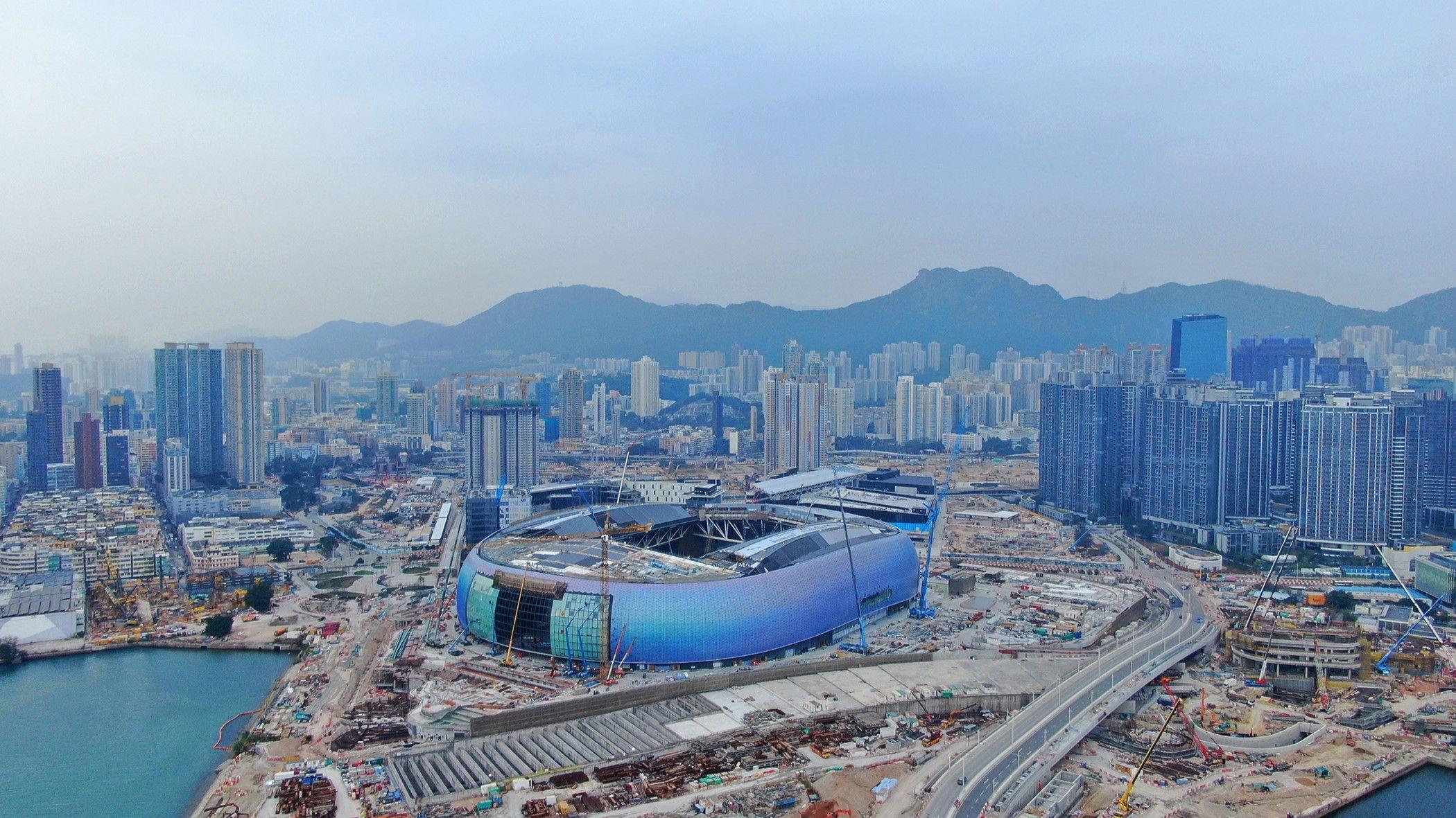 啟德體育園進入最後施工階段　劉震料2025年上半年啟用（資料圖片）