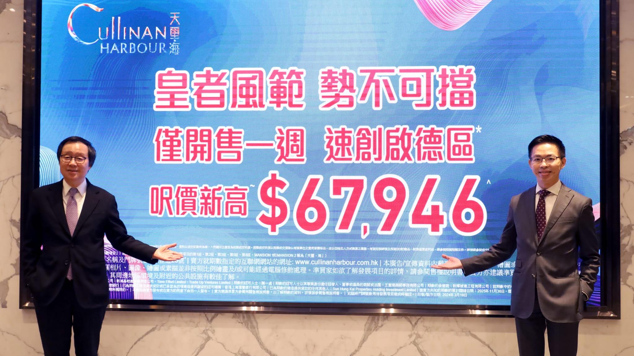 天璽．海特色大宅近1.5億標售 呎售67946元創啟德新高｜新盤成交