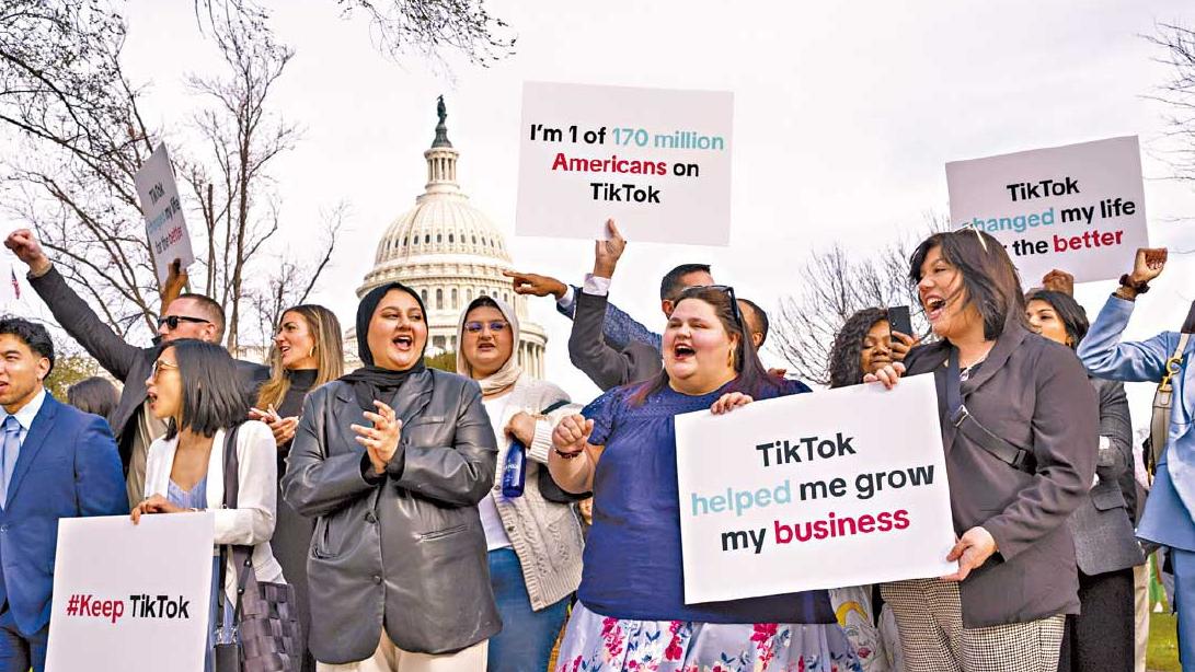 中美角力｜美眾院法案迫TikTok剝離母公司 華外交部批美霸凌行徑擾亂企業經營