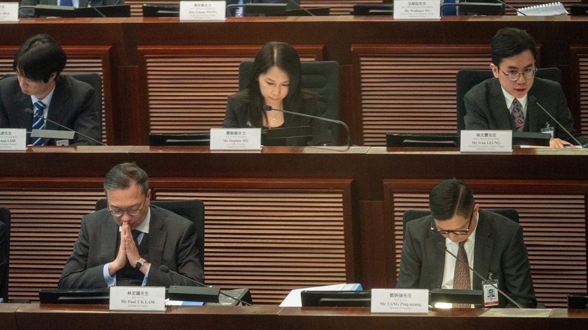 《維護國家安全條例草案》委員會已完成逐條審議草案和修正案。(陳奕釗攝)