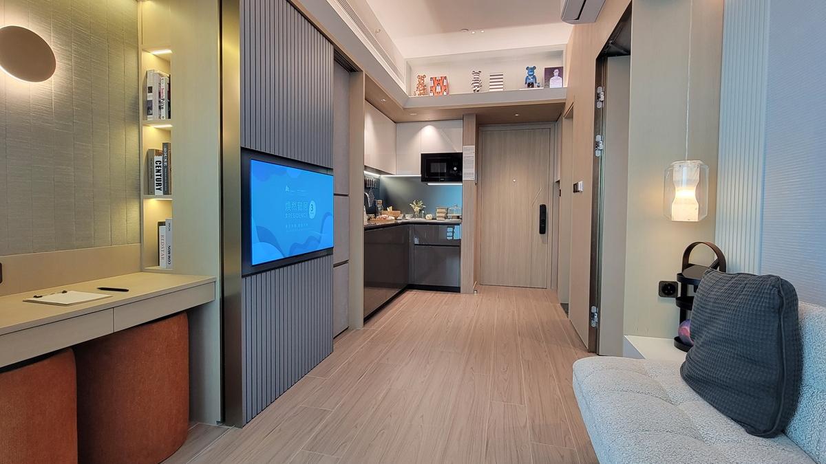 煥然懿居第三座揀樓首日售出19伙，圖為項目的示範單位。(資料圖片／鍾式明攝)