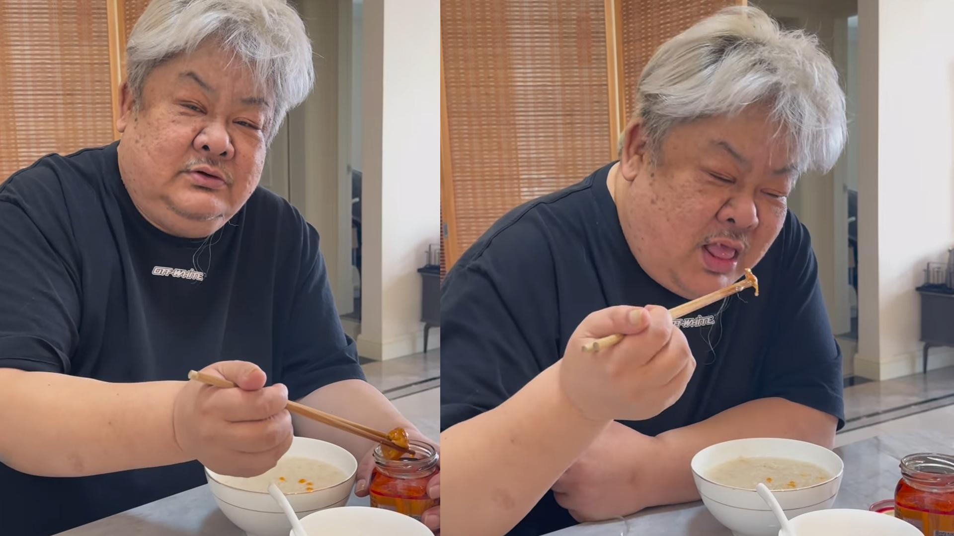 林雪體重300磅立志減肥 麥皮撈腐乳做午餐