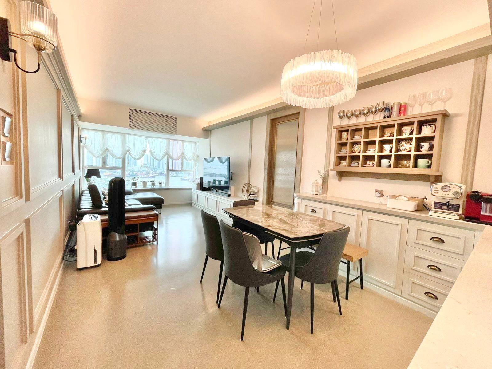 原業主約於3年前買入單位後，斥資百萬元進行翻新，裝修至今仍新淨。(代理提供)