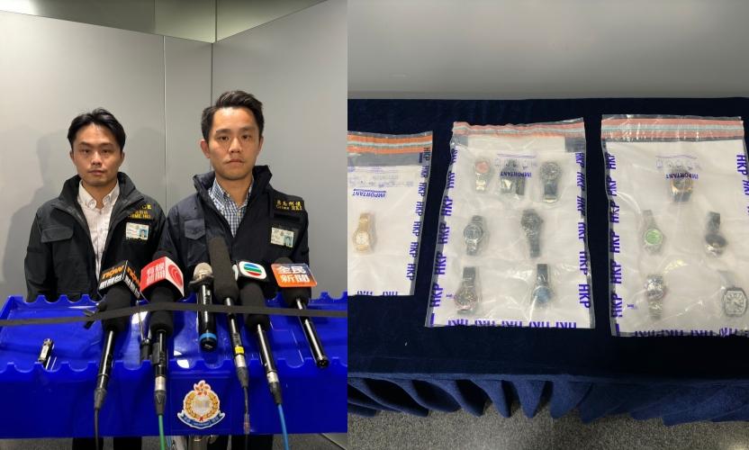 銅鑼灣錶行劫案｜再多3人落網 起回值200萬元賊贓