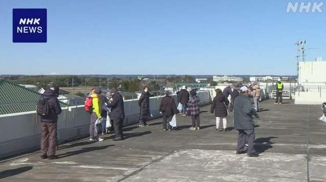 千葉縣近日參加地震避難演習的民眾增加。(互聯網)