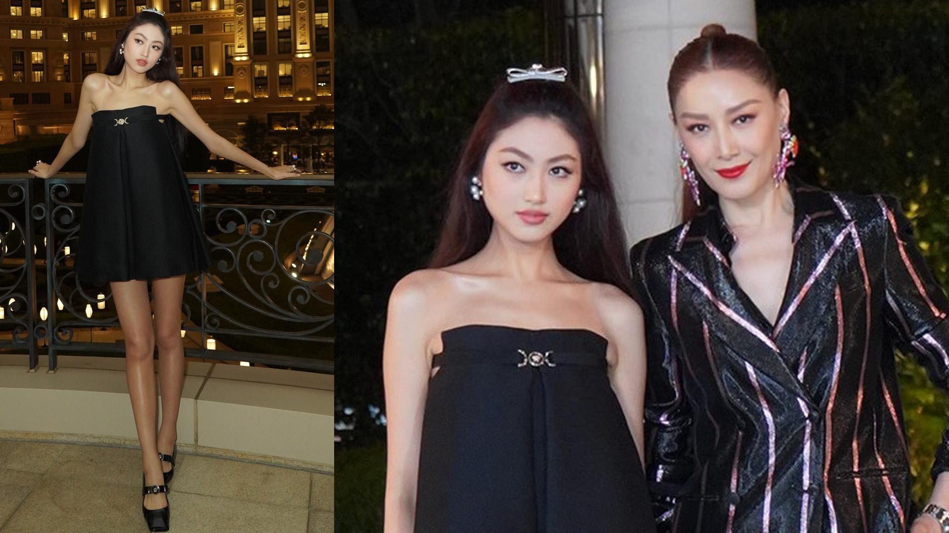 任晴佳盡得父母真傳盡騷42吋長腿 酒店設計師讚似Anne Hathaway