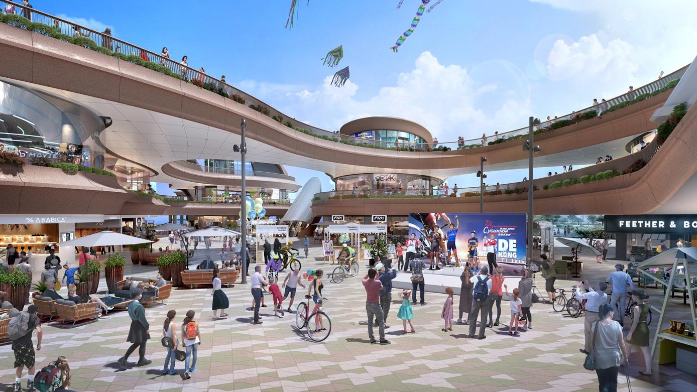 新地十四鄉運動商業部分命名「西沙GO PARK」 首階段次季落成 佔地20萬呎