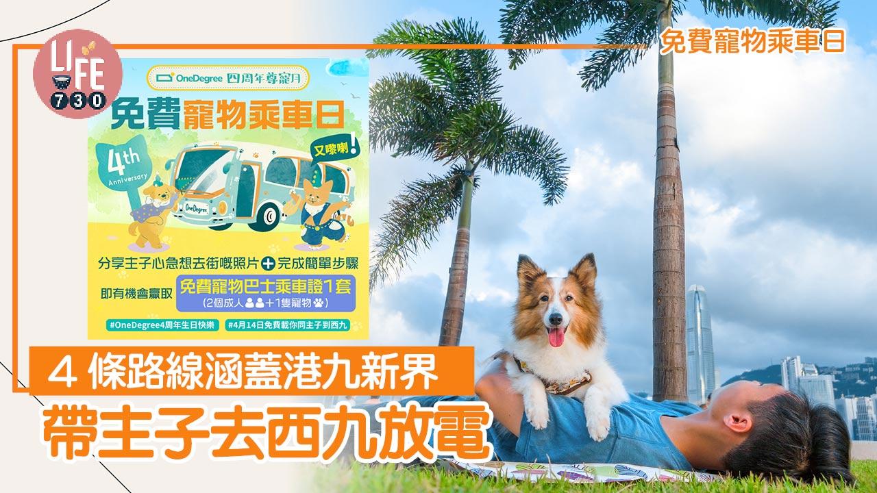 免費寵物乘車日回歸 4條路線涵蓋港九新界 帶主子去西九放電