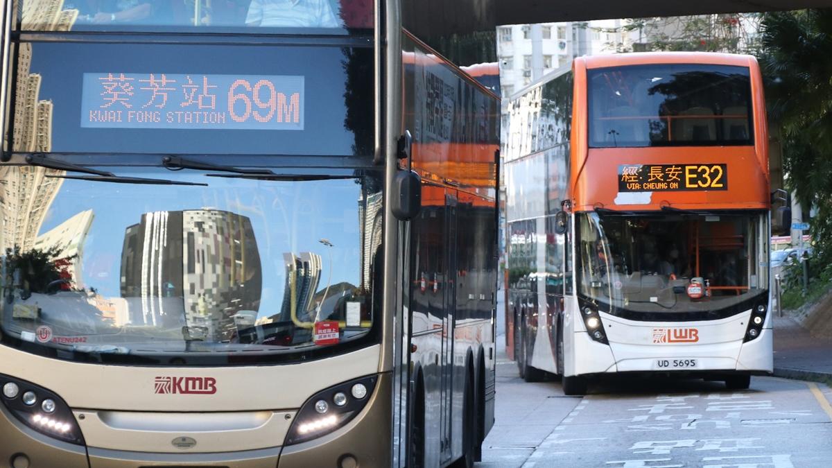 運輸署公布今年首兩個月葵青區專營巴士路線脫班率。(資料圖片／林俊源攝)